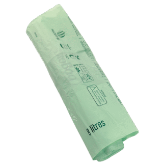 Worki biodegradowalne na bioodpady kuchenne 25 szt. o pojemności 8 litrów